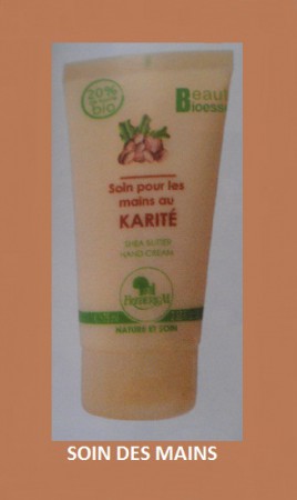 SOIN POUR LES MAINS AU KARITÉ 